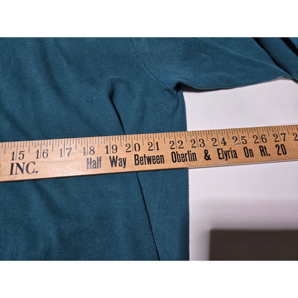 Fruit of the Loom Mens Teal‎ Long Sleeve Turtleneck Casualwear XL - Picture 5 of 6